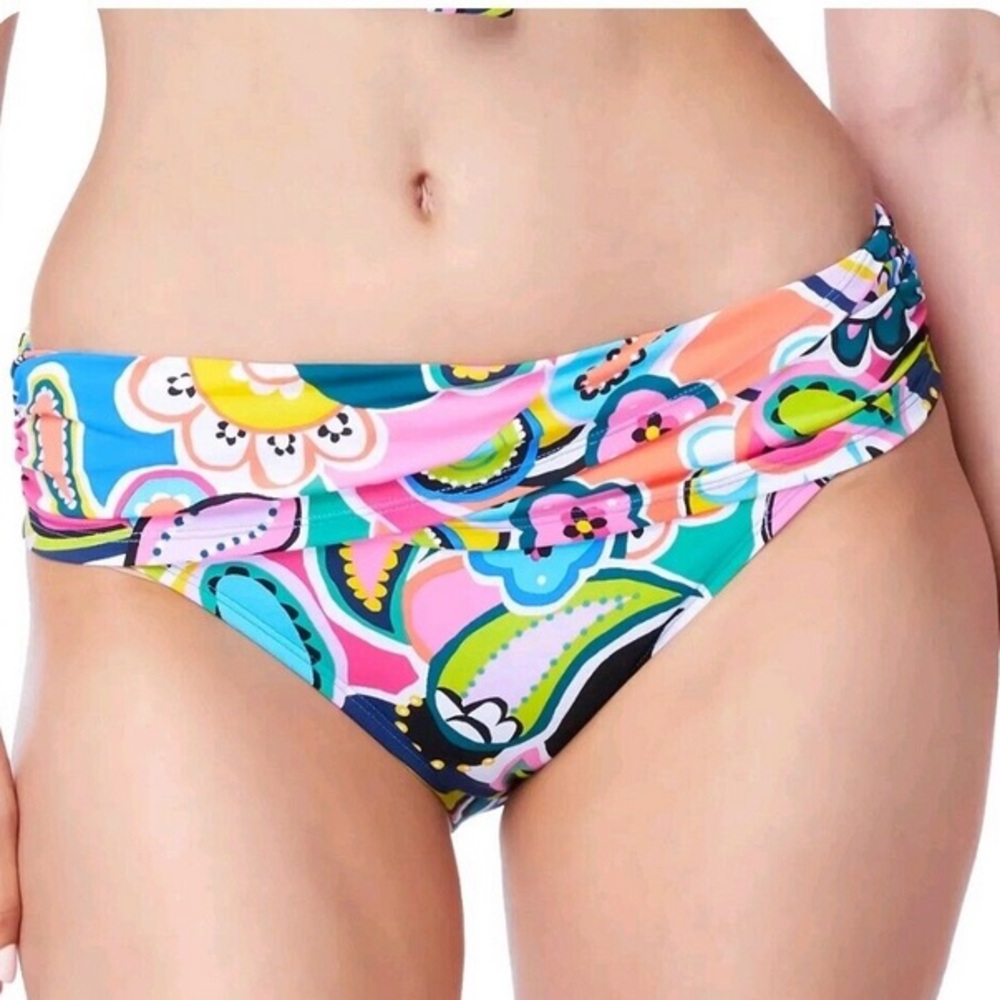 Bleu by Rod Beattie Sarong Swim Bottom 14 New 🏝️